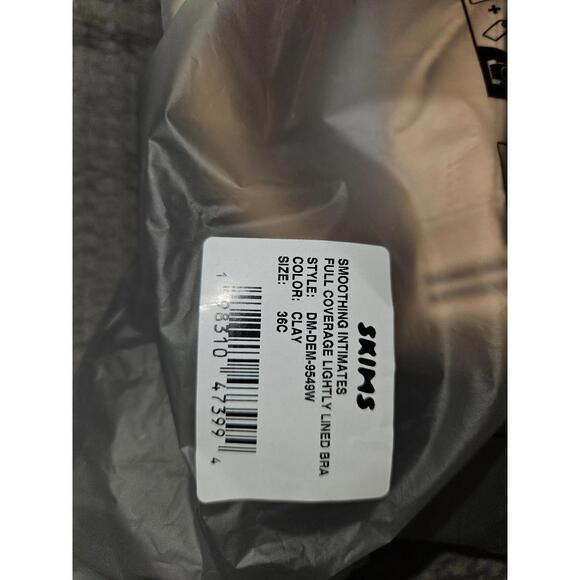 SKIMS Full Coverage Lightly Lined Bra with wire | 36C |CLAY |BNWT - Picture 5 of 6